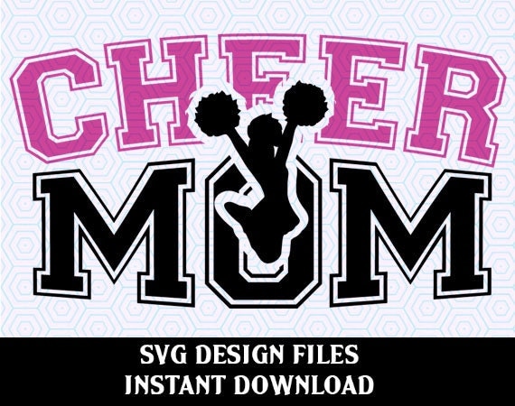 Download Cheer Mom SVG Vinyl Cutter Decal for Mugs T Shirts Cars