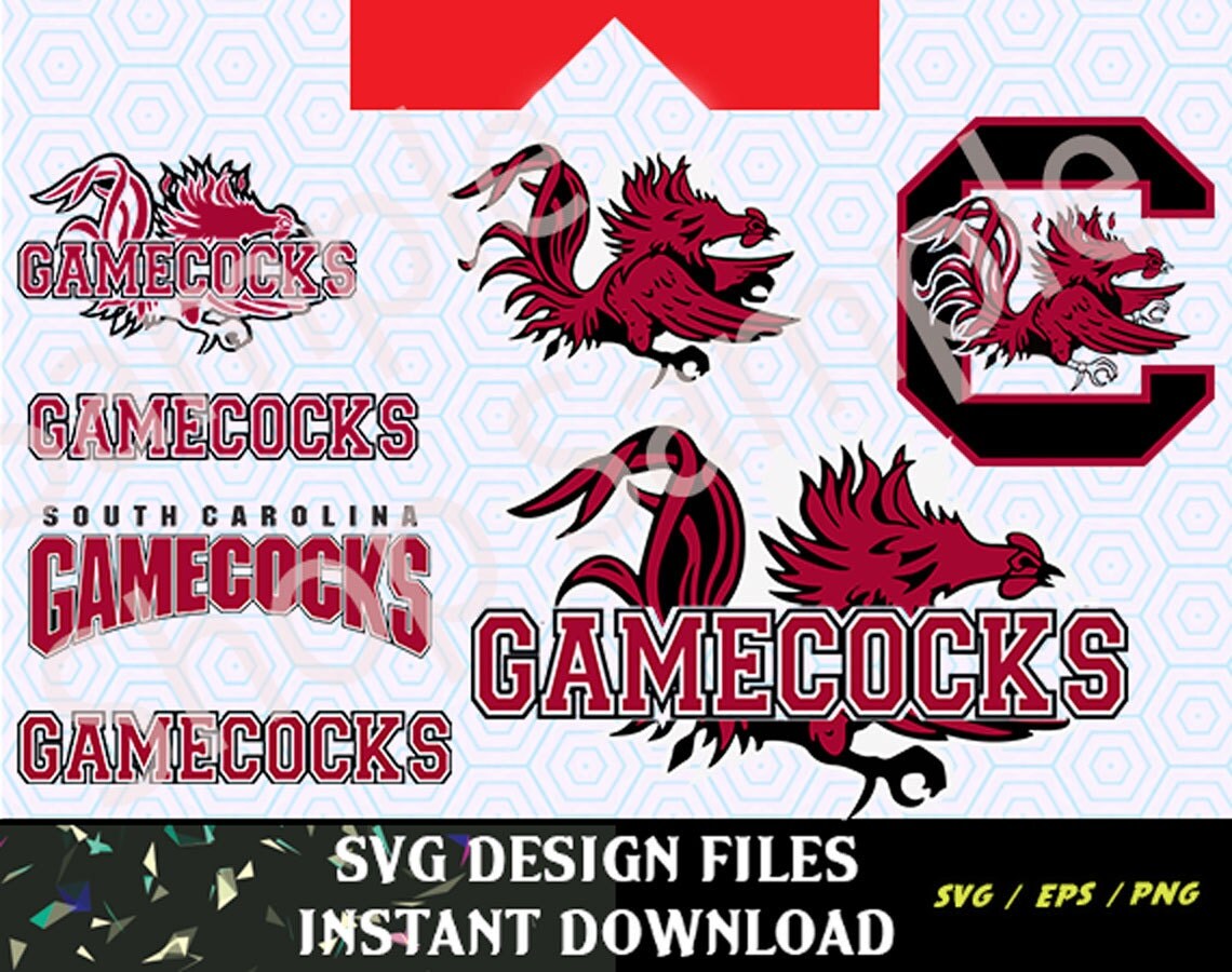 Download South Carolina Gamecocks Logo SVG Vinyl Cutting Decal for