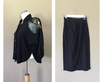 Vintage 90s Outfit / 80s outfit / 80s Prom Dress / 90s Prom Dress /90s party /80s party /90s hip hop clothing / 90s outfit