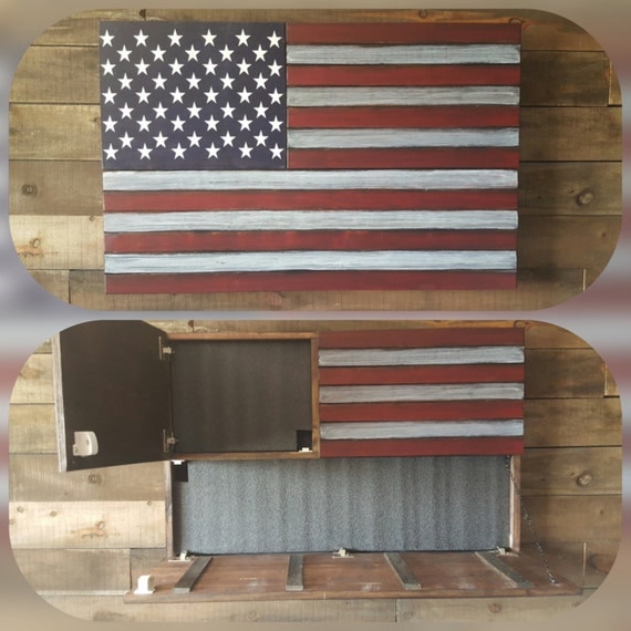 Large Rustic Concealed Weapon Flag
