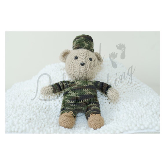 soldier teddy bear