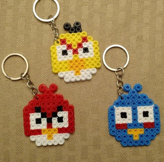 Angry Birds Keychain party pack Set of 3