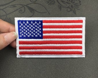 American Flag patch USA flag patch Decorative hat US flag patch Embroidery patch Embroidered patch iron on patch sew on patch
