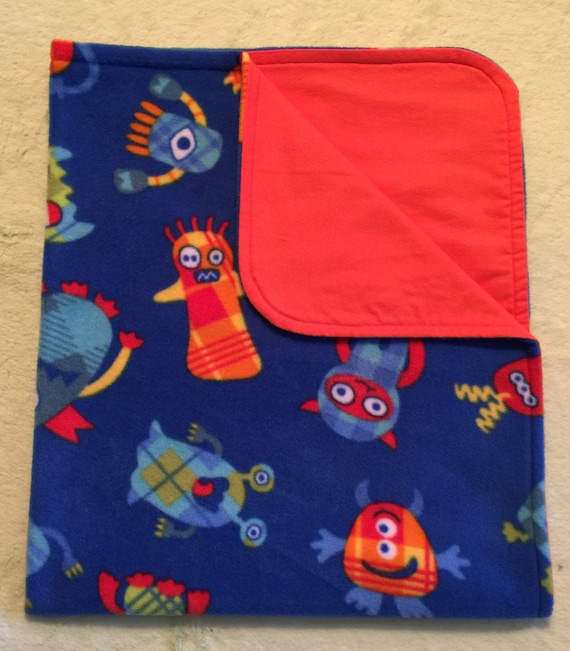 Disney Pixar Monsters Inc. Flannel Blanket by NancysLittleBoutique