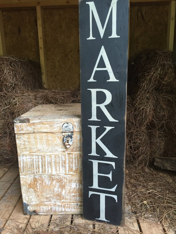 Farmhouse Decor Market Wood Sign Farmers Market Wood Sign