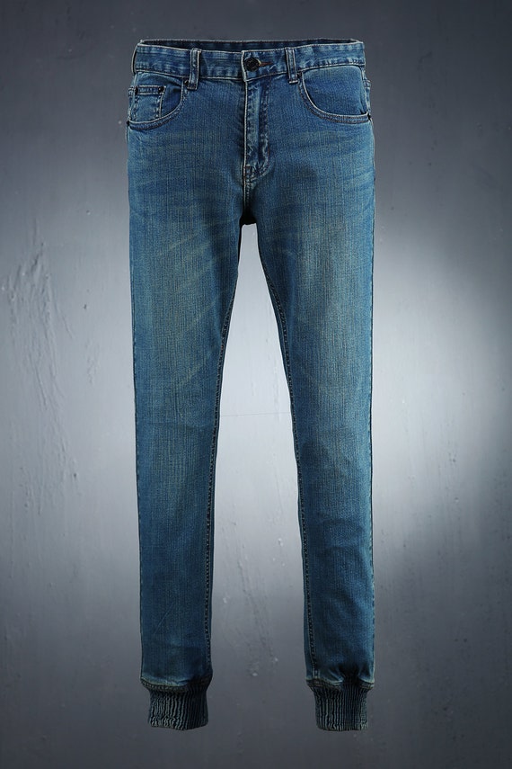 men jeans/mens pants/ripped jeans/vintage denim/high by Bythershop