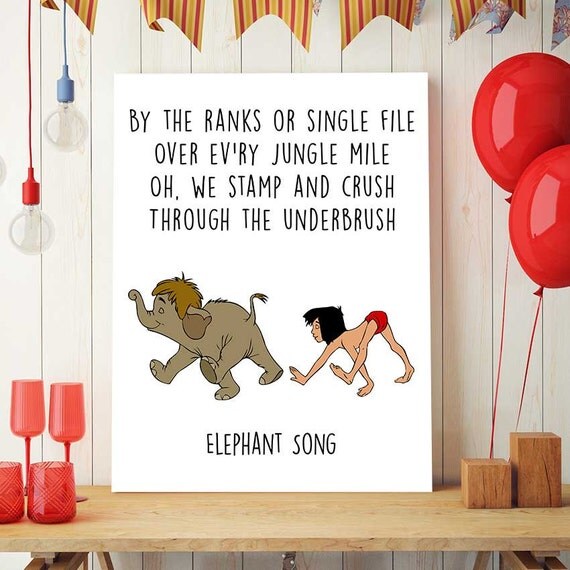 jungle book printable disney quotes mowgli and junior
