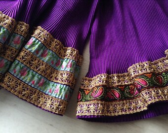 Hand-sewn vintage skirt inspired by the traditional Italian costume