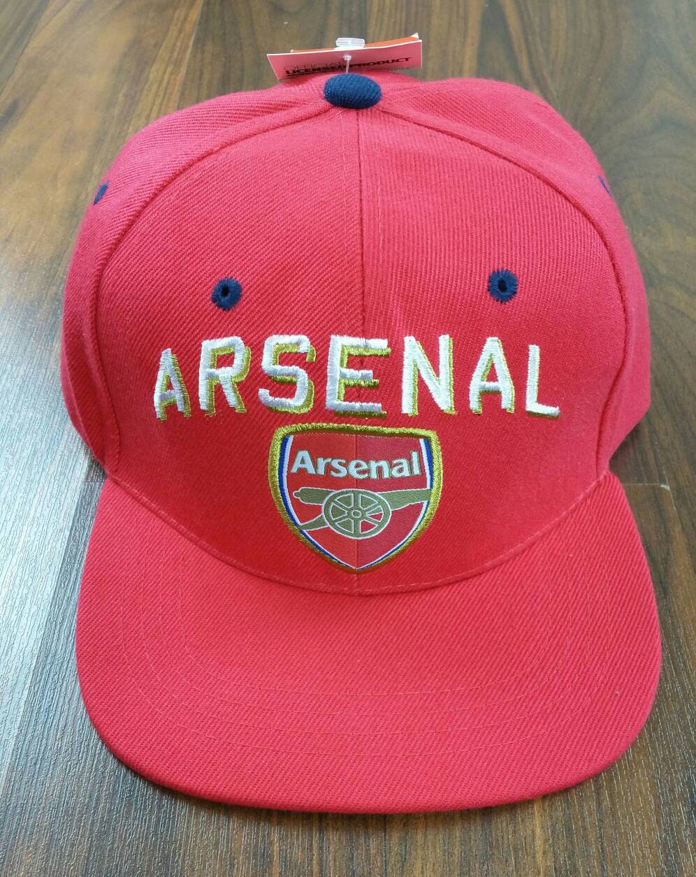 Official Arsenal FC Champions League FIFA Snapback Futbol Hat.