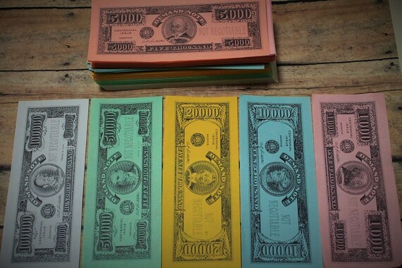Vintage Play Money vintage Game Pieces collage Altered