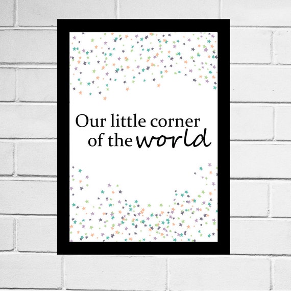 Our Little Corner Of The World home decor giclee by watchthebirds