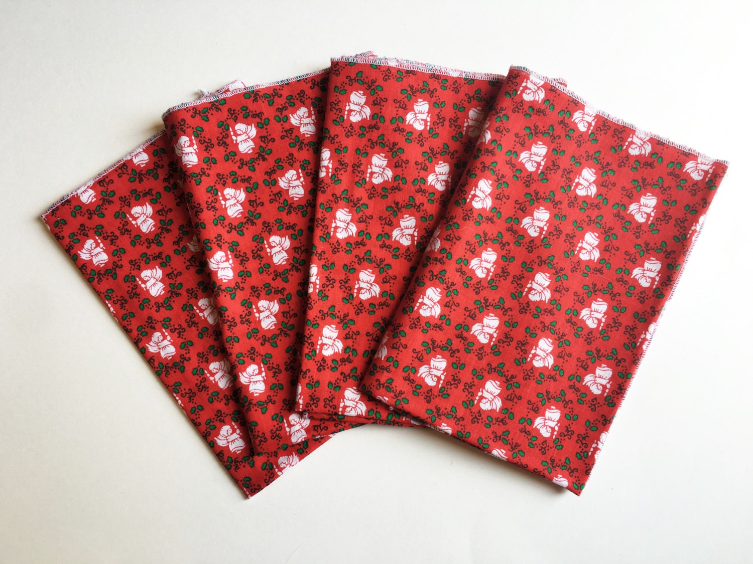 vintage christmas napkins set of 4 cloth napkins christmas vintage christmas napkins set of 4 cloth napkins christmas