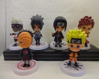 Mister A Gift NARUTO Anime Set Of 6 Cake Topper Figures