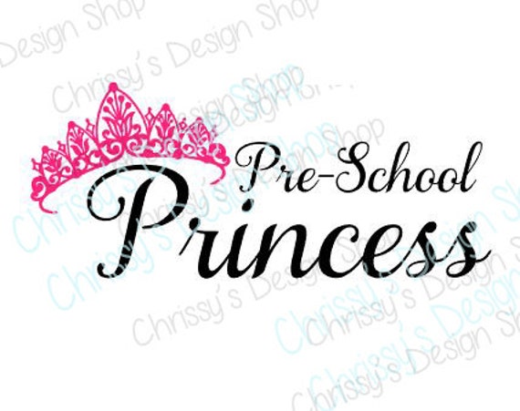 Download Preschool svg cut file / princess svg file / princess cut file