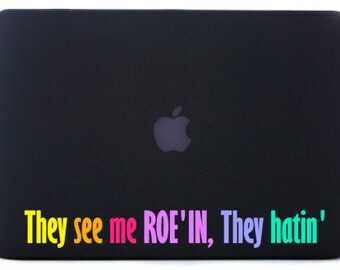 LLR vinyl decal | Laptop decal | Car decal | Funny LLR quote | Perfect for cars, laptops, and more. How do you Roe?