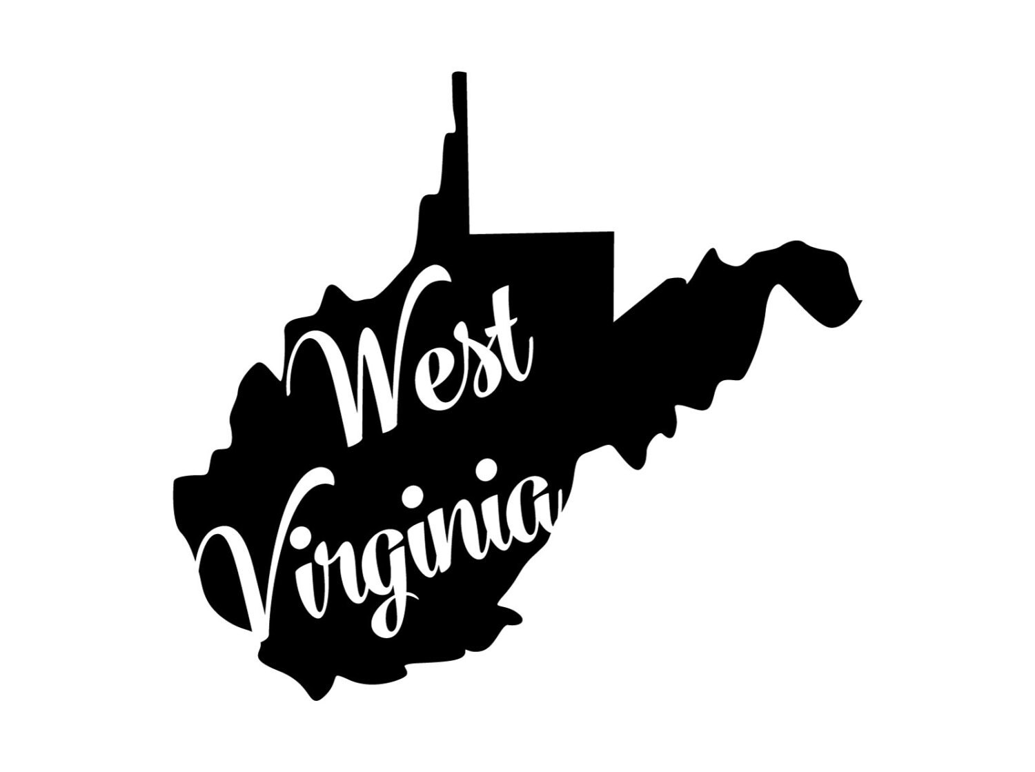 West Virginia State Homestate USA decal by SunshineStickers4you