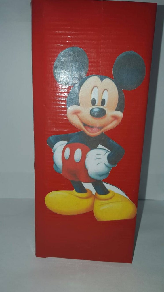Sale Mickey mouse double bifold womans by HeavyDutyWallets on Etsy