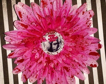 Flower Night of Living Dead Hairclip