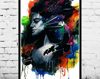 Divergent Insurgent Allegiant Tris Prior Art Print