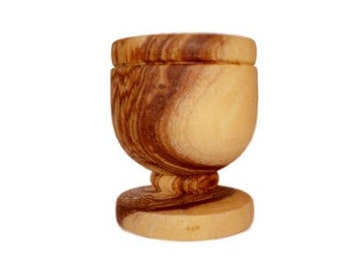 Bethlehem Olive Wood Communion Wine Cup Chalice from Jerusalem 1.5"