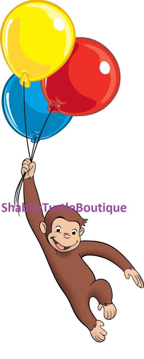 Download Curious George Svg files by ShabbyTurtleBoutique on Etsy