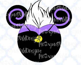 Ursula Mouse Head SVG,EPS,PNG,Studio