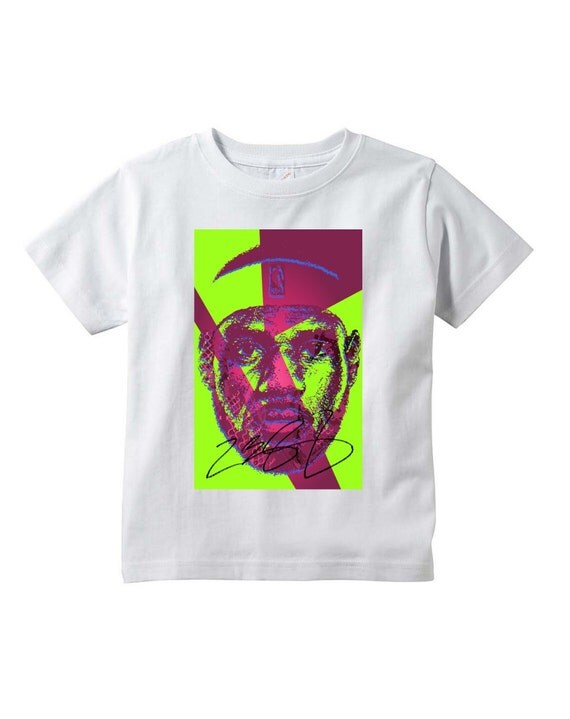 Toddler Lebron James 12 T-Shirt Merlot/Volt/Pink by NuelifeYouth