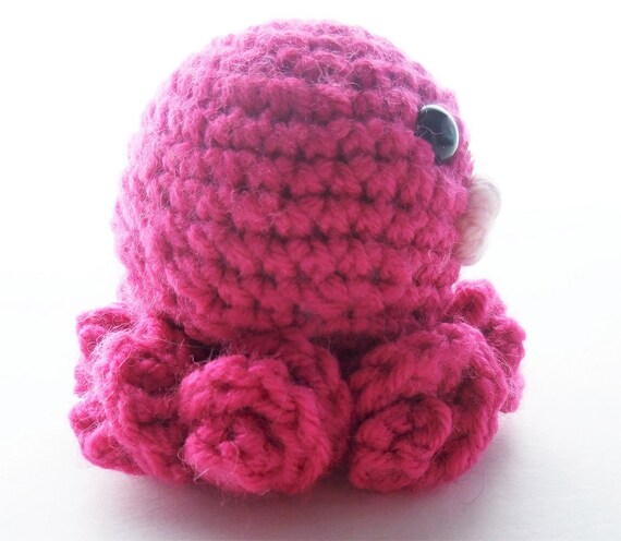 little pink octopus stuffed animal