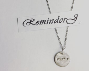 925 silver necklace engraved name