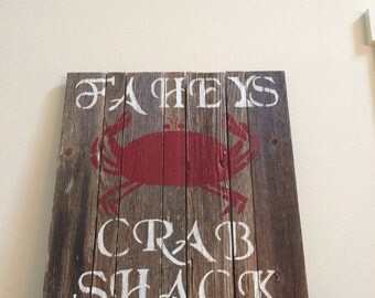 Crab Shack Sign