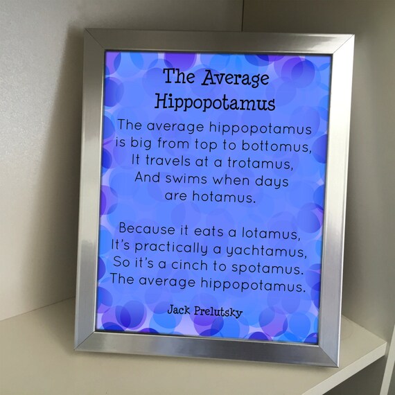 Items similar to Childrens Poem Wall Art - 8x10 inch printable digital