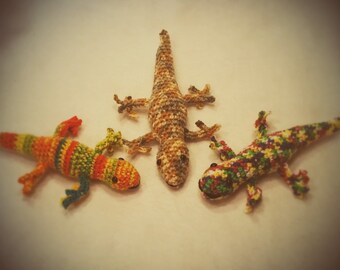 Unique crochet gecko related items | Etsy