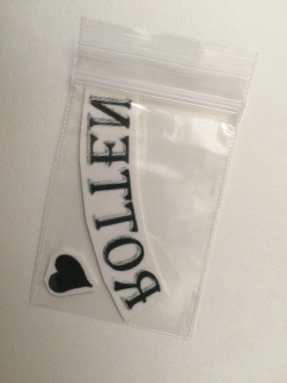 Harley Quinn ROTTEN Temporary Tattoo Set Inspired by Suicide