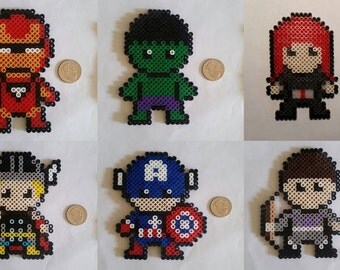 Avengers Perler Beads