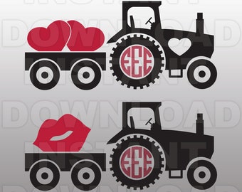 Download Valentine tractor | Etsy