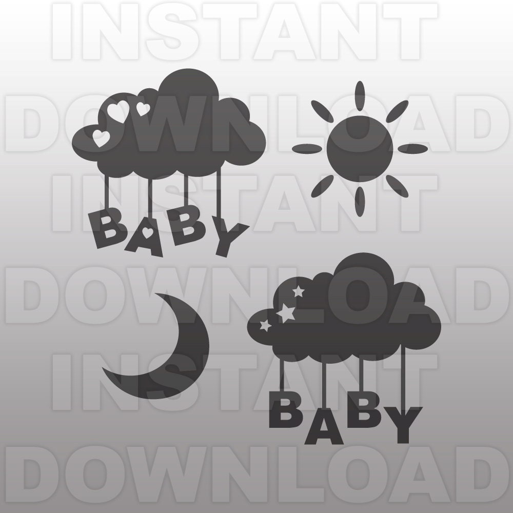 Download Baby Boy SVG FileBaby Girl SVG FileNewborn SVGBaby Nursery