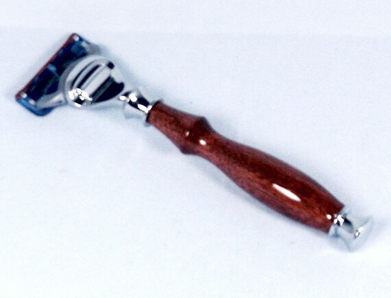 Handcrafted Bloodwood Razor Handle for Gillette