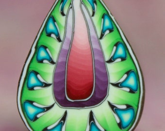 HALF PRICE SALE Polymer Clay Petal Cane -'Mystical Meadow' (20B)