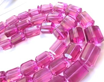 Gorgeous magenta colored hydro quartz nuggets