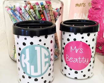 Pencil Cup, personalized pencil cup