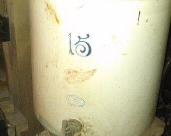 Vintage 15 Gal Red Wing Crock - Carbonator - Soda Fountain.