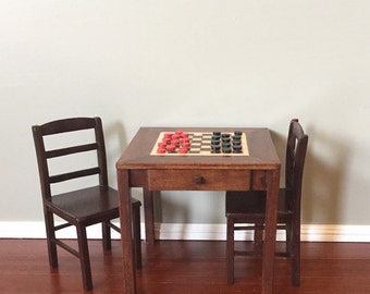 Checkerboard table | Etsy