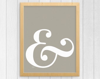 Ampersand Wall Art ampersand decor | etsy Ampersand Wall Art ampersand decor | etsy