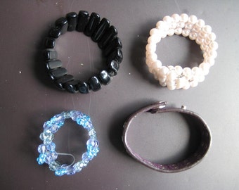 lot of 8 Vintage Bracelets