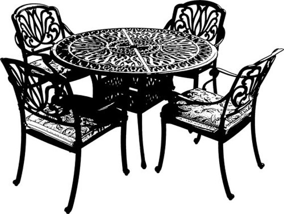 clipart garden furniture - photo #24