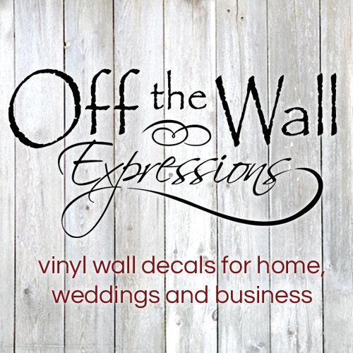 Vinyl Wall Decals Lettering Monograms Peel by OffTheWallExpression