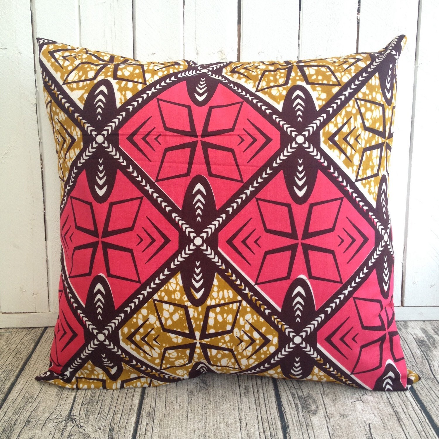 African Cushion Pink African pillow cover scatter cushion