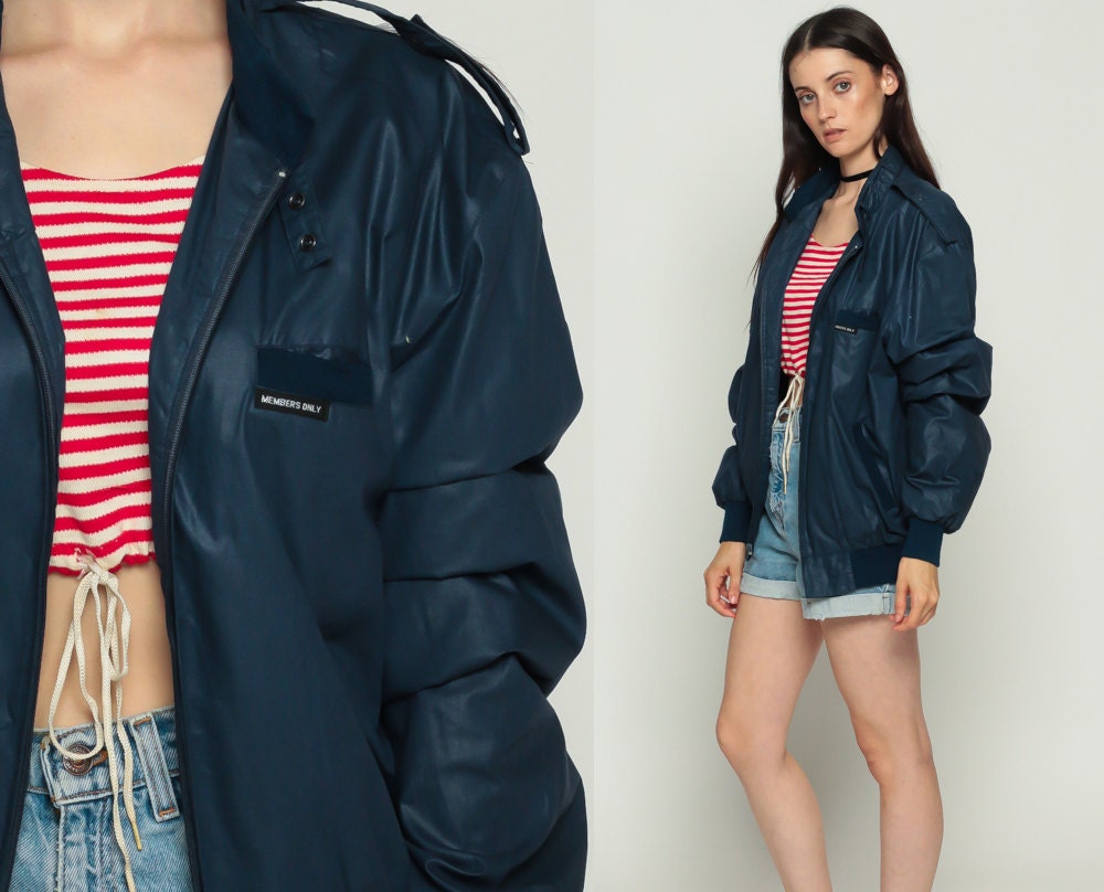 Members Only Jacket 80s Windbreaker Er Hipster Xl