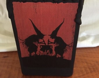 Witch Candle, Witch, Halloween Candle, Halloween, Luminary, LED Candle, Halloween Decor, Halloween Lighting, Haunted House, Halloween Party