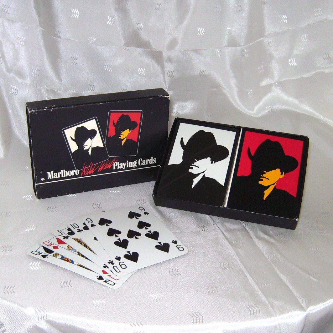Marlboro Wild West Playing Cards Double Set